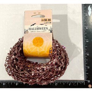 Celebrate It Halloween Glitter Mesh Ribbon 4' - Pink/Purple 223602